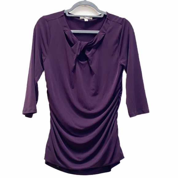 41 Hawthorn Tops - 41 Hawthorn - Purple blouse, Size L